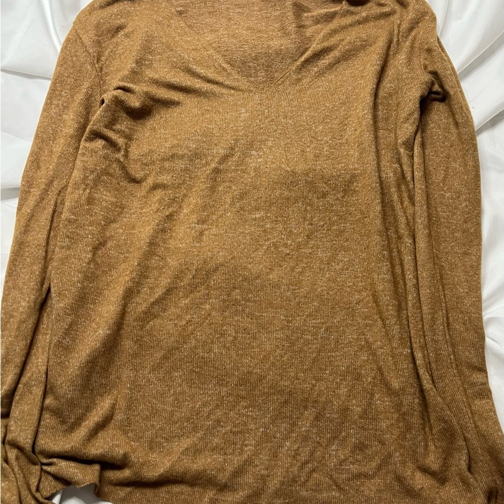 Zara Women’s Crewneck Sweater in Warm Brown